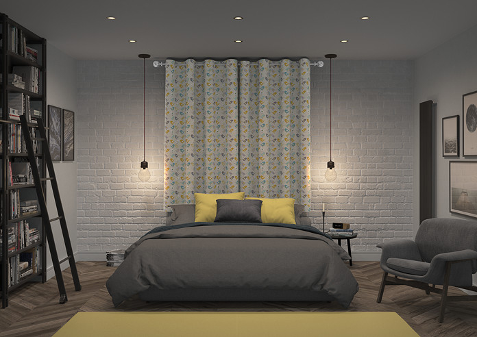 Birds, Ochre - Made to Measure Curtains - Image 7